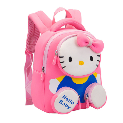 Zaino animale dei bambini dei bambini dell'OEM 3D Cat Children Backpacks Kindergarten Schoolbag