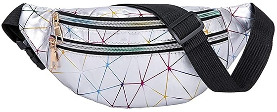 L'unità di elaborazione riveste di pelle Bum Waist Bag Festival Fanny le tasche dello zip che del pacchetto 3 impermeabilizzano