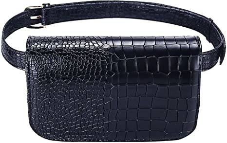Piccolo ente inter- Fanny Pack Pu Leather Purses del coccodrillo con le tasche del telefono cellulare