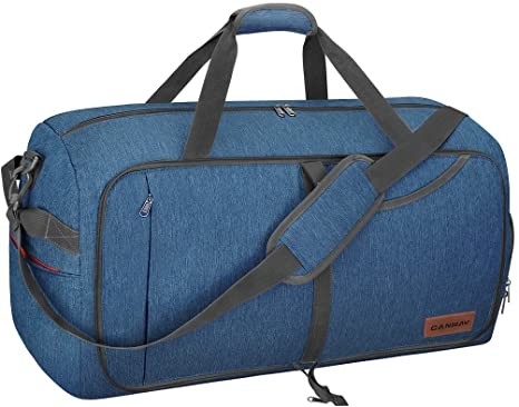 borsa pieghevole del Weekender del Duffel di viaggio 65l per lo strappo impermeabile delle donne degli uomini resistente