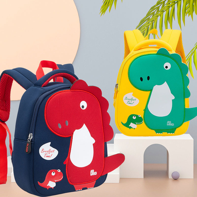 la scuola impermeabile dei bambini del fumetto dello zaino dei bambini del dinosauro 3d insacca l'OEM