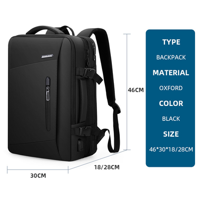 Borsa leggera del computer portatile di USB 17inch degli uomini dello zaino del computer portatile di Oxford del poliestere