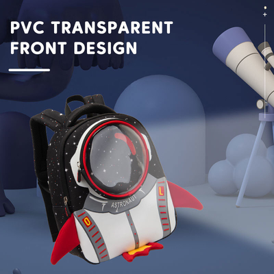 Gli astronauti impermeabili delle ragazze del fumetto di 3D Rocket Kids Backpack Anti Lost istruiscono le borse