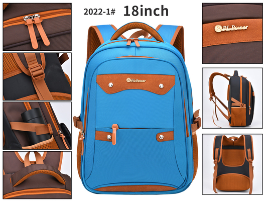 Zaino di nylon a 18 pollici casuale estensibile di viaggio del computer portatile dello zaino di affari