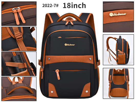 Zaino di nylon a 18 pollici casuale estensibile di viaggio del computer portatile dello zaino di affari