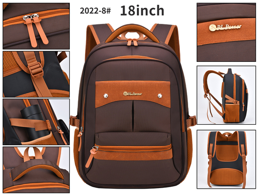 Zaino di nylon a 18 pollici casuale estensibile di viaggio del computer portatile dello zaino di affari