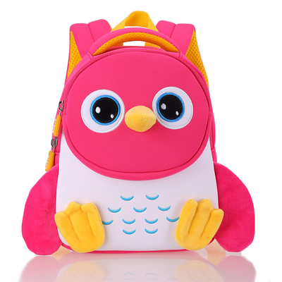 Asilo impermeabile della borsa di scuola dei bambini del bambino del bambino dello zaino 3D dei bambini del pinguino