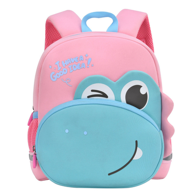 Asilo Mochila del bambino del fumetto dello zaino 3D dei bambini del dinosauro del ODM per le ragazze dei ragazzi 2-5 anni