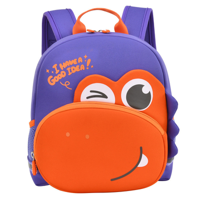 Asilo Mochila del bambino del fumetto dello zaino 3D dei bambini del dinosauro del ODM per le ragazze dei ragazzi 2-5 anni