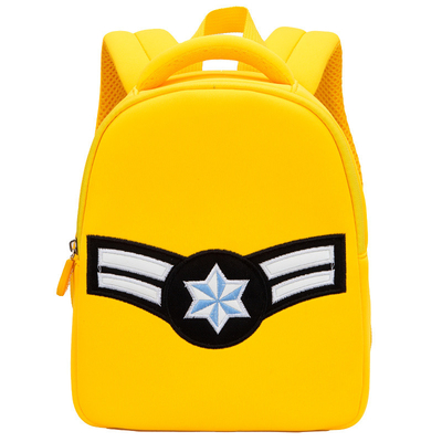 Borsa di scuola impermeabile di asilo del neoprene dello zaino del bambino dei bambini dei piloti dell'aeroplano di BSCI