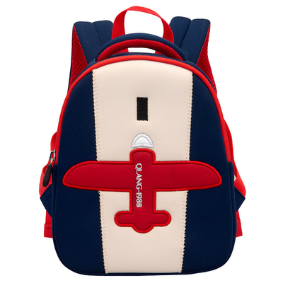 Borsa di scuola impermeabile di asilo del neoprene dello zaino del bambino dei bambini dei piloti dell'aeroplano di BSCI