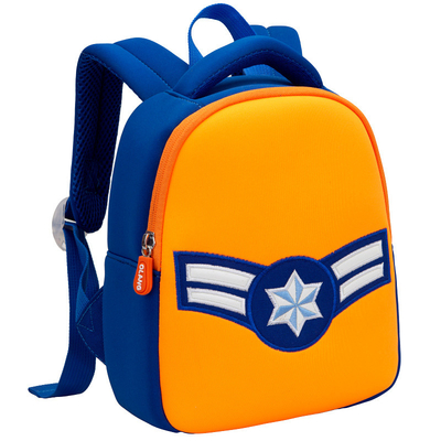 Borsa di scuola impermeabile di asilo del neoprene dello zaino del bambino dei bambini dei piloti dell'aeroplano di BSCI