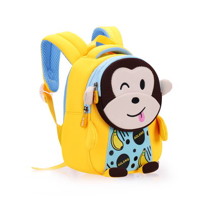 gli astronauti delle ragazze di 3D Rocket Waterproof Kids Backpack Cartoon istruiscono anti delle borse persi