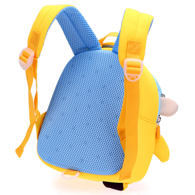 Cartelle perse dei bambini della scimmia anti dello zaino del fumetto sveglio impermeabile del neoprene 3D 2 dimensioni