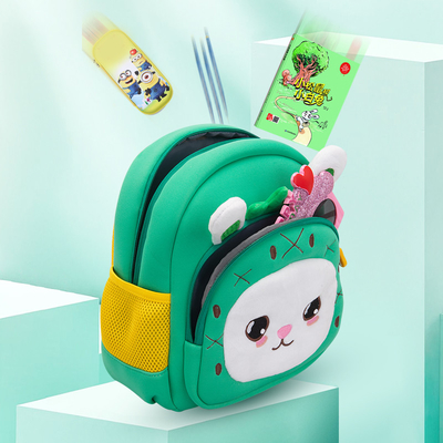 borsa di scuola impermeabile del pinguino 3D per i bambini del bambino del bambino di asilo