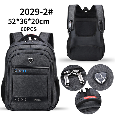Uomini di borsa a 20 pollici impermeabili del computer portatile del poliestere dello zaino di nylon maschio di viaggio