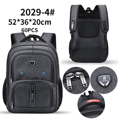 Uomini di borsa a 20 pollici impermeabili del computer portatile del poliestere dello zaino di nylon maschio di viaggio
