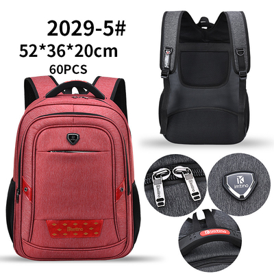 Uomini di borsa a 20 pollici impermeabili del computer portatile del poliestere dello zaino di nylon maschio di viaggio