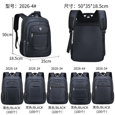 Borsa a 19,5 pollici multifunzionale casuale del computer portatile dello zaino di affari degli uomini