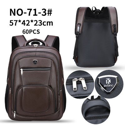 Zaino a 23 pollici 1000g della borsa di cuoio del computer portatile degli uomini dello Zaino dell'unità di elaborazione