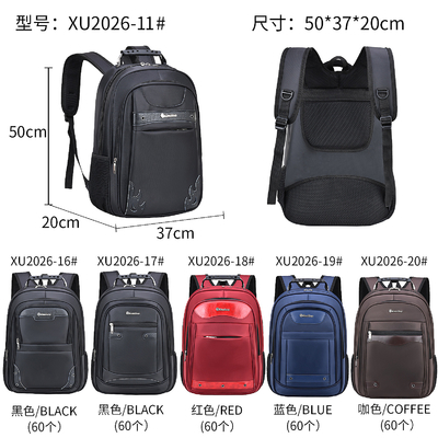 Borsa casuale di viaggio del computer dello zaino del computer portatile di nylon femminile maschio dei ragazzi