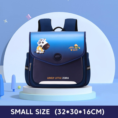 Zaino da scuola in pelle da uomo con scomparto per laptop