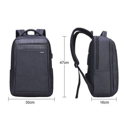 Furto a 15,6 pollici Daypacks di USB degli zainhi dell'istituto universitario degli uomini del computer portatile anti