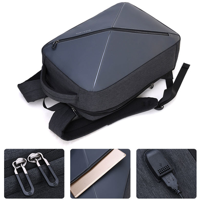 Gli uomini a 15,6 pollici di anti furto dello zaino del computer portatile del ODM USB viaggiano Zaino della scuola di svago