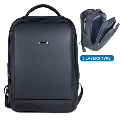 Zaino impermeabile all'aperto del computer portatile degli uomini di USB dello zaino del computer portatile di affari 18inch
