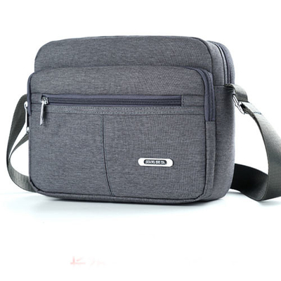 Messaggero casuale Bag Solid Buckle MultiPocket della spalla della tela
