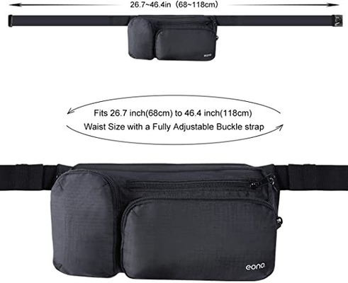 Escursione di Fanny Pack Multiple Pockets For di modo di grande capacità
