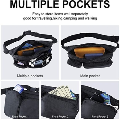 Escursione di Fanny Pack Multiple Pockets For di modo di grande capacità