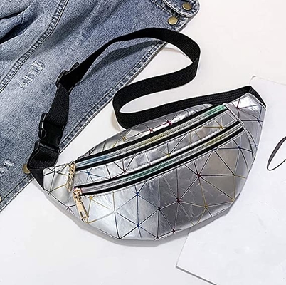 L'unità di elaborazione riveste di pelle Bum Waist Bag Festival Fanny le tasche dello zip che del pacchetto 3 impermeabilizzano