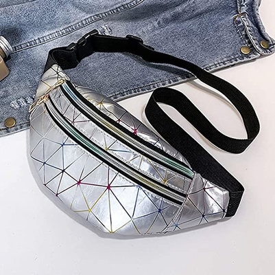 L'unità di elaborazione riveste di pelle Bum Waist Bag Festival Fanny le tasche dello zip che del pacchetto 3 impermeabilizzano
