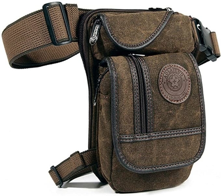 Borsa di riciclaggio tattica della gamba di goccia della tela che fa un'escursione il pacchetto della vita per le donne degli uomini