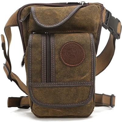 Borsa di riciclaggio tattica della gamba di goccia della tela che fa un'escursione il pacchetto della vita per le donne degli uomini