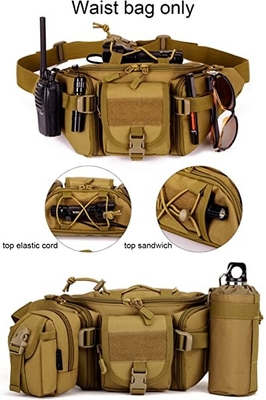 Pacchetto militare della vita della borsa tattica della vita di Molle per correre di camminata di aria aperta facendo un'escursione campeggio