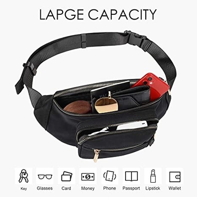 Gli uomini delle donne adattano Fanny Pack/borsa impermeabile della vita per il viaggio che eseguono l'escursione di camminata