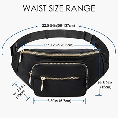 Gli uomini delle donne adattano Fanny Pack/borsa impermeabile della vita per il viaggio che eseguono l'escursione di camminata