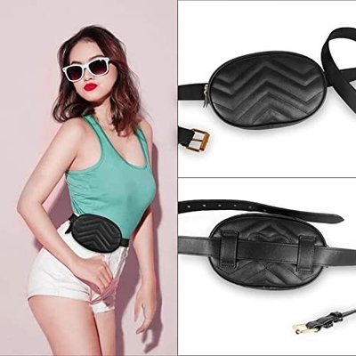 Borsa impermeabile di cuoio della cinghia dell'unità di elaborazione di Fanny Pack di modo inter- del corpo