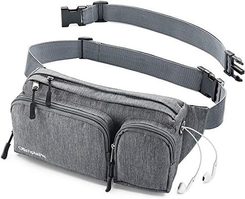 Borsa di Fanny Pack Hiking Cute Waist di modo di 6 tasche