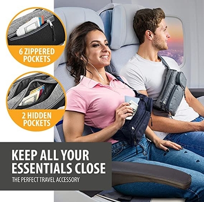 Borsa di Fanny Pack Hiking Cute Waist di modo di 6 tasche