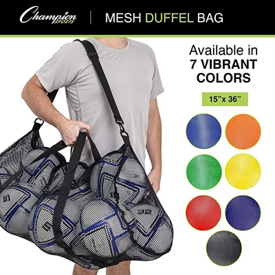 Borsa surdimensionata della palestra di Mesh Sports Duffle Bag Multipurpose con la chiusura lampo regolabile