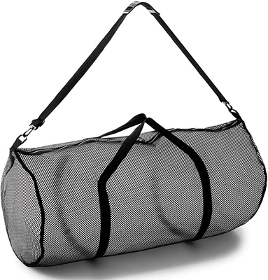 Borsa surdimensionata della palestra di Mesh Sports Duffle Bag Multipurpose con la chiusura lampo regolabile