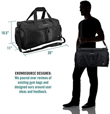 Borse di Duffle di sport del Crowdsource degli uomini 10 compartimenti ottimali