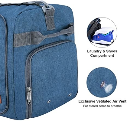 borsa pieghevole del Weekender del Duffel di viaggio 65l per lo strappo impermeabile delle donne degli uomini resistente