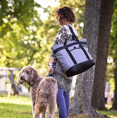 La morbidezza del termale di Gray Insulated Cooler Bag HD ha parteggiato dispositivo di raffreddamento isolato