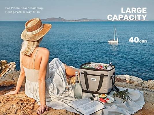 Le borse isolate pieghevoli a perfetta tenuta del dispositivo di raffreddamento pranzano scatola per il barbecue di campeggio di picnic