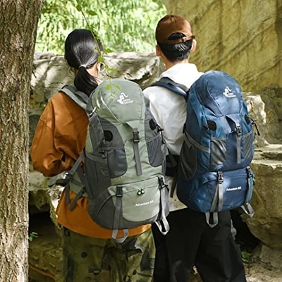 zaino d'escursione resistente leggero dell'acqua 50l per la visita di campeggio rampicante
