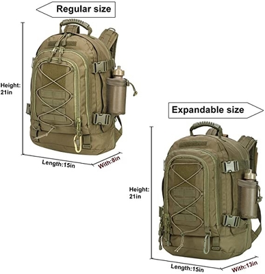 Materiale di campeggio militare tattico estensibile di Oxford dello zaino 60l